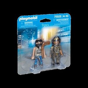 Set 2 figurine Politist si hot Playmobil imagine