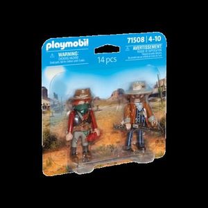 Playmobil-SET 2 FIGURINE BANDIT SI SERIF imagine