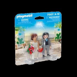 Playmobil-SET 2 FIGURINE CUPLU DE NUNTA imagine