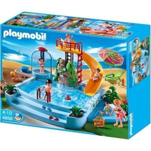 Playmobil - Piscina cu tobogan imagine