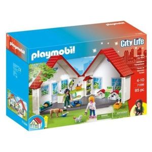 Playmobil - Set portabil clinica veterinara imagine