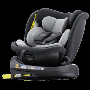 Scaun Auto B-Joy DELUXE BUF BOOF iSIZE Grey cu Isofix pozitie somn 165 grade rotativ 360 grade 40-150 cm imagine