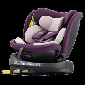 Scaun Auto B-Joy DELUXE BUF BOOF iSIZE Purple cu Isofix pozitie somn 165 grade rotativ 360 grade 40-150 cm imagine