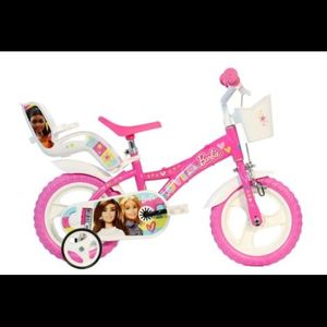 Bicicleta copii 12 - barbie roz imagine