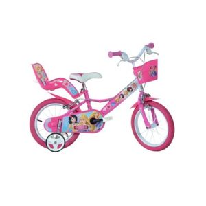 Bicicleta copii 3-5 ani, 14 inch, Printese, Dino Bikes DB144RPRI imagine