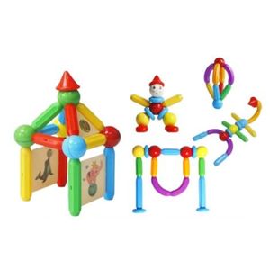 Set de constructie magnetic - stick (48 piese) imagine