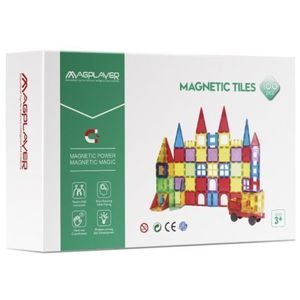 Set de constructie magnetic 3D - 100 piese imagine