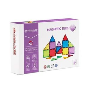 Set de constructie magnetic 3D - 20 piese imagine