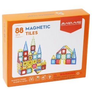 Set de constructie magnetic 3d - 88 piese imagine