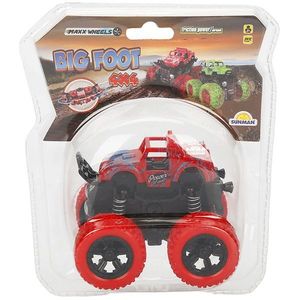 Masina Big Foot, Tractiune 4x4, Maxx Wheels, 1: 36, Rosu imagine