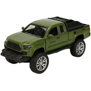 Masina din metal, Pick Up 4x4, Maxx Wheels, 1: 32, Verde imagine