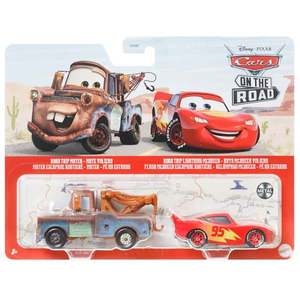 Set masinute Disney Cars 3, Mcqueen si Mater, 1: 55, HLH57 imagine