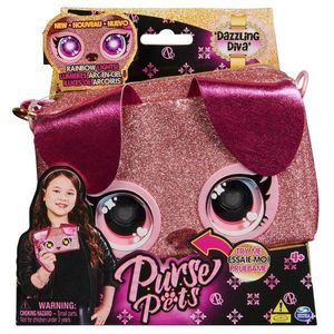 Gentuta interactiva, Purse Pets, Catelus Dazzling Diva, 20143104 imagine