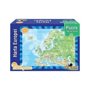 Puzzle educativ Noriel - Harta Europei, 100 piese imagine