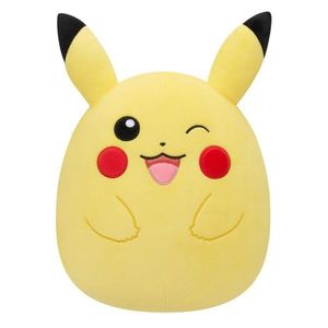 Jucarie de plus Pokemon Squishmallows, Pikachu, 25 cm imagine