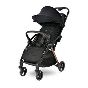 Carucior pentru nou-nascut autofold, Lorelli Loret, ultra-light, pana la 22 kg, Black Jasper imagine