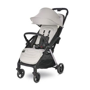 Carucior pentru nou-nascut autofold, Lorelli Loret, ultra-light, pana la 22 kg, Grey Jasper imagine