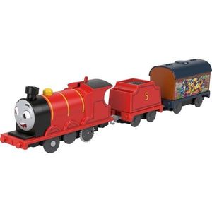 Locomotiva motorizata Thomas and Friends - Thomas cu 2 vagoane imagine