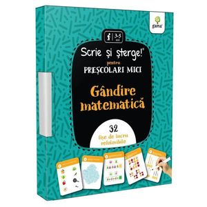 Gandire matematica, Prescolari mici, Scrie si sterge imagine