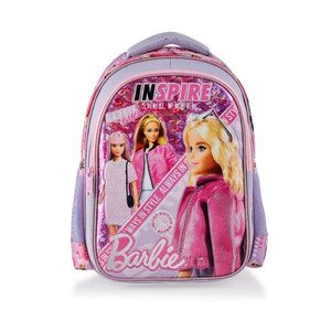 Ghiozdan cu 2 compartimente Inspire The World, Barbie imagine