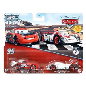 Set masinute Disney Cars 3, GRC Lightning McQueen si Shu Todoroki, 1: 55, HTX12 imagine