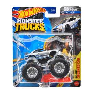 Masinuta Hot Wheels Monster Truck, Fast & Furious Nissan Skyline, HWC72 imagine