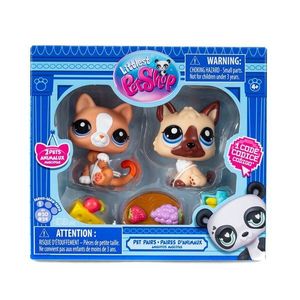 Set 2 figurine animalut si accesorii, Littlest Pet Shop, Seria 1 imagine