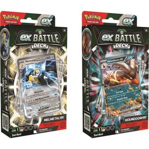 Set carti de joc, Pokemon TCG, Houndoom ex, Melmetal ex Battle Deck imagine