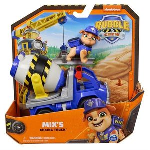 Set vehicul de constructie si figurina, Rubble & Crew, Mix si Mixing Truck, 20141510 imagine