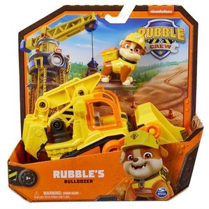 Set vehicul de constructie si figurina, Rubble & Crew, Rubble si Bulldozer, 20141511 imagine