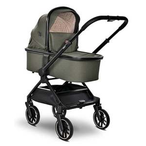 Carucior 3 in 1, Lorelli Reya, maner reversibil, pana la 22 kg, Green imagine