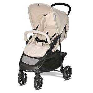 Carucior sport, Lorelli Rome, spatar reglabil multiple pozitii, 6 luni-3 ani, Beige Warm imagine