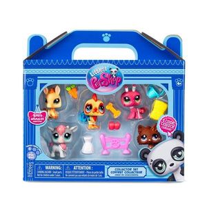 Set de joaca cu 5 animalute si accesorii, Littlest Pet Shop, Farm Besties imagine