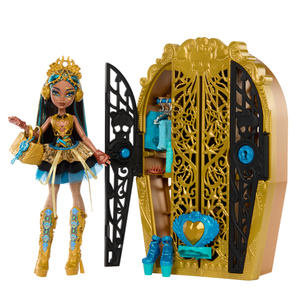 Papusa cu accesorii, Monster High, Skulltimate Secrets, Cleo De Nile, HXH86 imagine