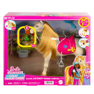 Calut cu sunete si accesorii, Barbie, The Great Horse Chase, HXJ42 imagine