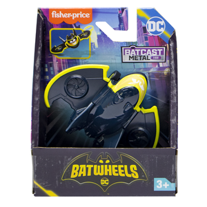 Mini vehicul din metal, Fisher Price, Batwheels, Batwing The Bat Plane, 1: 55, HYB67 imagine