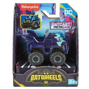 Mini vehicul din metal, Fisher Price, Batwheels, Buff the Bat-Truck, 1: 55, HML18 imagine