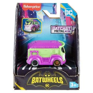 Mini vehicul din metal, Fisher Price, Batwheels, Prank The Joker Van, 1: 55, HML14 imagine