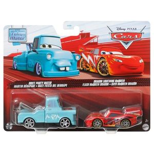 Set masinute Disney Cars 3, Dirft Party Mater si Dragon McQueen, 1: 55, HLH69 imagine