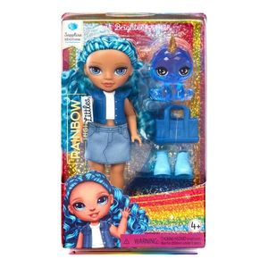 Papusa Rainbow High, Littles Sapphire Bradshaw, Blue, 531197EUC imagine