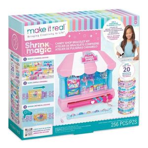 Set de creare 20 bratari, Make It Real, Candy Shop Bracelet, 256 piese imagine