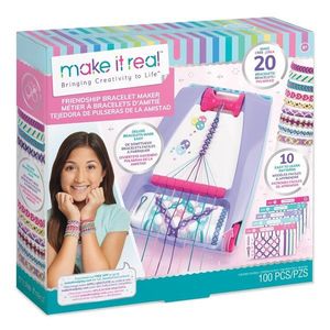 Set de creat 20 de bratari, Make It Real, Friendship Bracelet Maker, 100 piese imagine