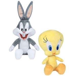 Set 2 jucarii din plus Play By Play, Bugs Bunny, 18 cm si Tweety, 16 cm imagine