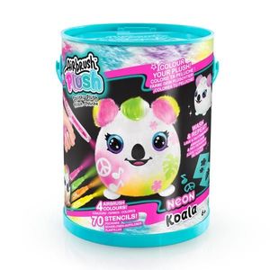 Jucarie de plus de colorat, Airbrush Plush, Neon, Koala, S2 imagine