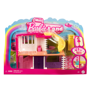 Set de joaca casuta si papusa Barbie, Mini Barbieland, HYF47 imagine