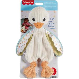 Jucarie de plus senzoriala, Fisher Price, Snuggle Up Goose, HRB16 imagine