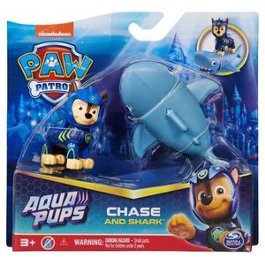 Figurina Paw Patrol, Aqua Pups, Chase si Shark, 20139319 imagine