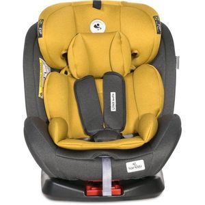 Scaun auto rotativ Lorelli Lynx Isofix 0-36 Kg Black And Lemon Curry imagine