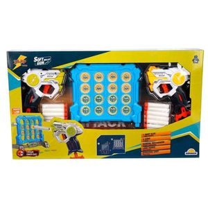 Set 2 pistoale cu 20 sageti si tinta, Zapp Toys imagine