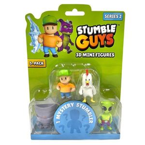 Set 5 mini figurine Stumble Guys, 3D S2 imagine